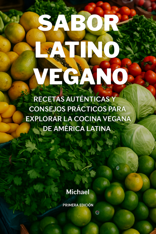 Sabor Latino Vegano: Recetas  Auténticas y Consejos Prácticos para  Explorar la Cocina Vegana de  América Latina